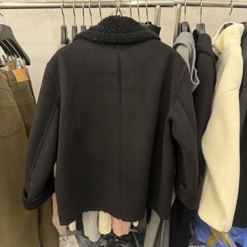 MUTE-P東大門㊣代購女士新品熱賣真品職業休閑人氣短款大衣MUTE短款大衣