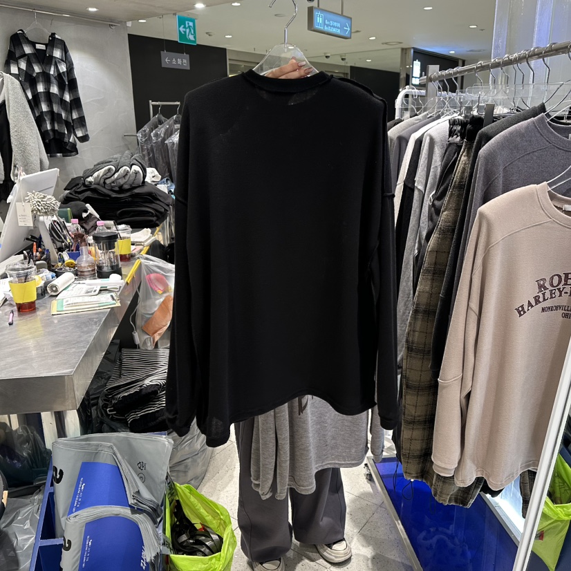 HERTZ-P東大門㊣代購女士新款職業人氣推薦25秋冬熱賣長袖T恤HERTZ-P長袖T恤