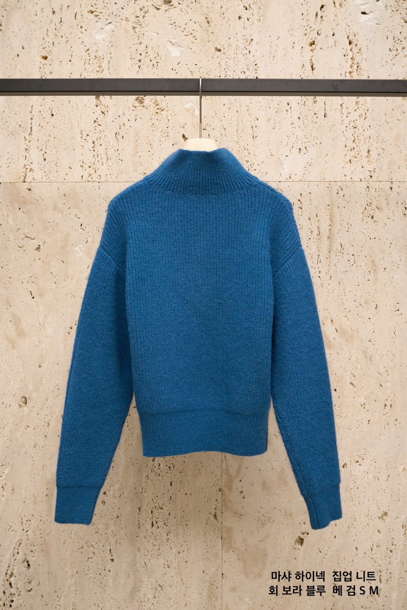 BLOSSOM東大門㊣實拍女士新品熱賣時尚25秋冬針織衫高領拉鏈衫BLOSSOM針織衫