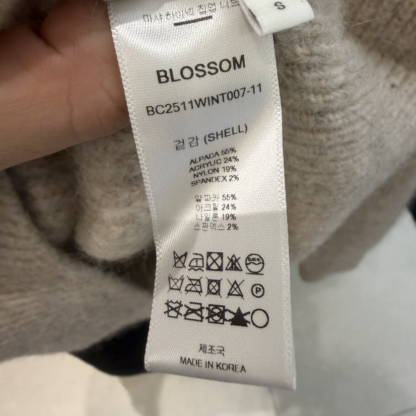 BLOSSOM東大門㊣實拍女士新品熱賣時尚25秋冬針織衫高領拉鏈衫BLOSSOM針織衫