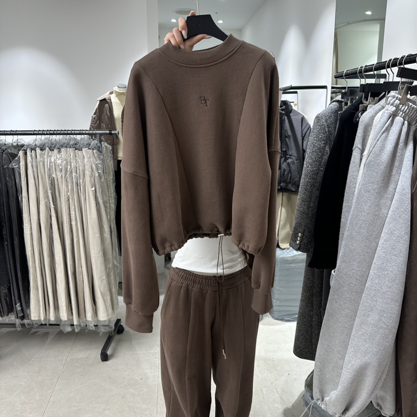 BETHEL東大門㊣直郵女裝新款職業真品時尚推薦衛衣加絨絎縫BETHEL衛衣圖色2