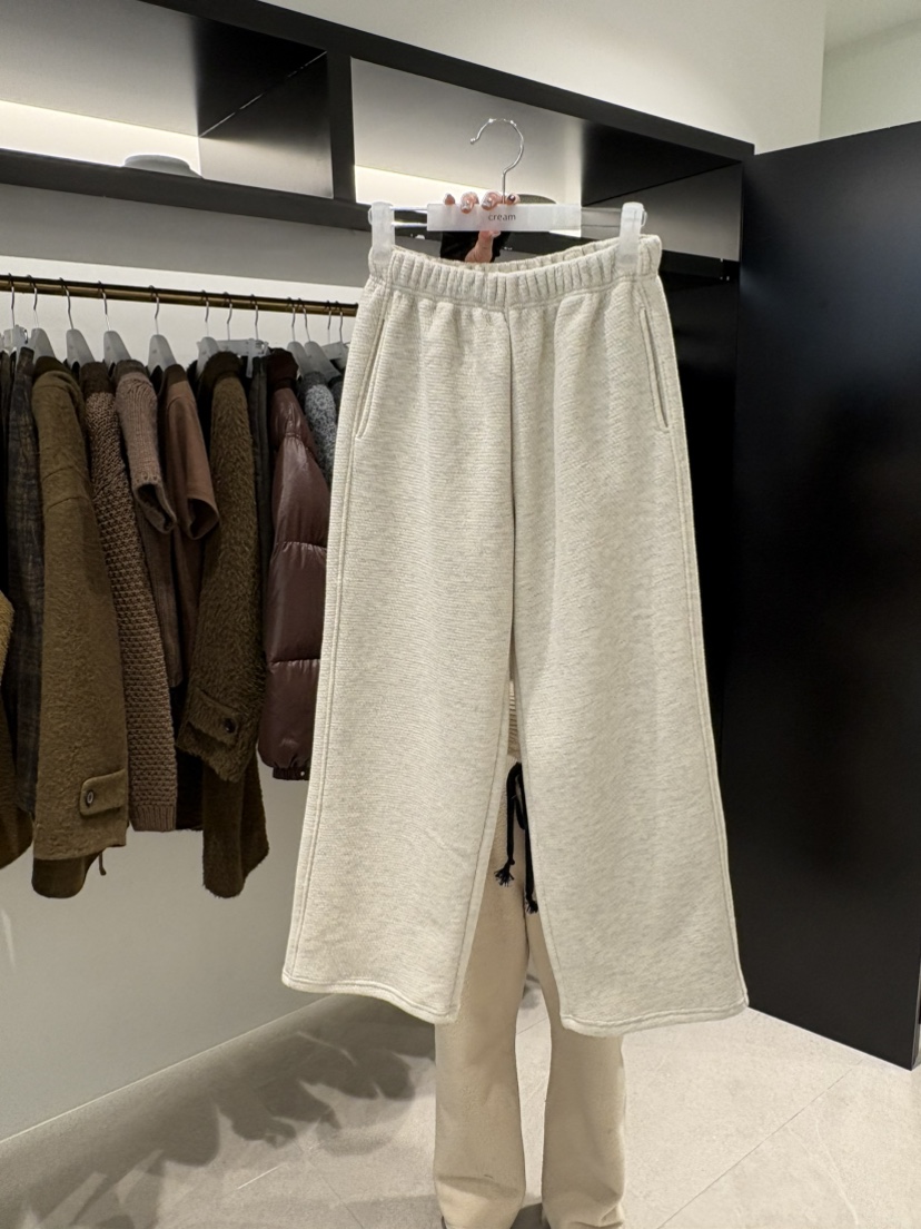 CREAM-P東大門㊣代購女裝新款人氣25秋冬推薦熱賣休閑休閑褲CREAM-P休閑褲圖色1