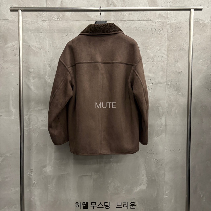 MUTE-P韓國代購㊣女士新品時尚職業真品人氣推薦熱賣短款大衣MUTE短款大衣