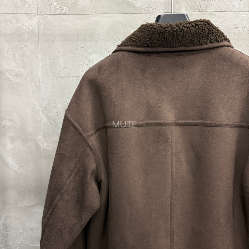 MUTE-P韓國代購㊣女士新品時尚職業真品人氣推薦熱賣短款大衣MUTE短款大衣