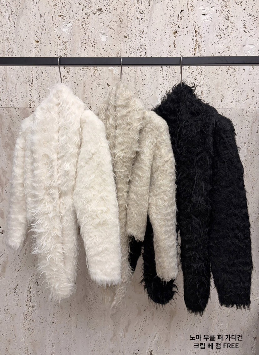 BLOSSOM東大門㊣代購女士新品熱賣人氣真品毛衣含圍巾皮草開衫BLOSSOM毛衣