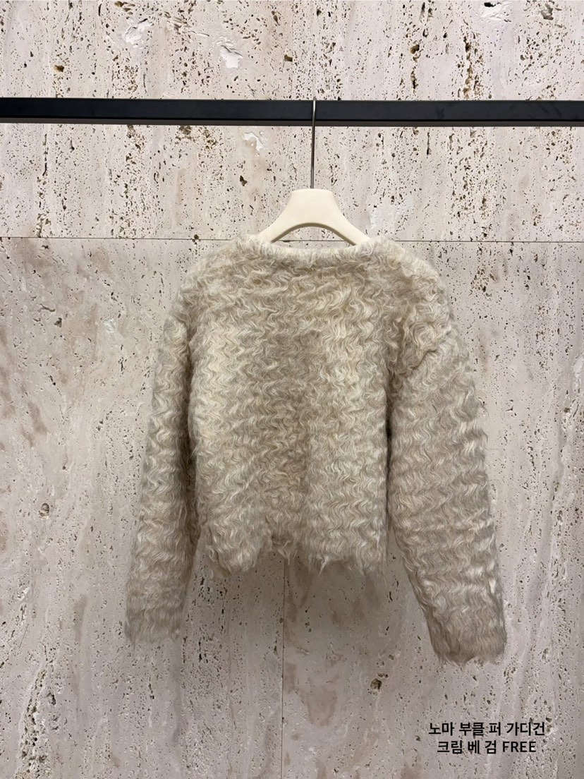 BLOSSOM東大門㊣代購女士新品熱賣人氣真品毛衣含圍巾皮草開衫BLOSSOM毛衣