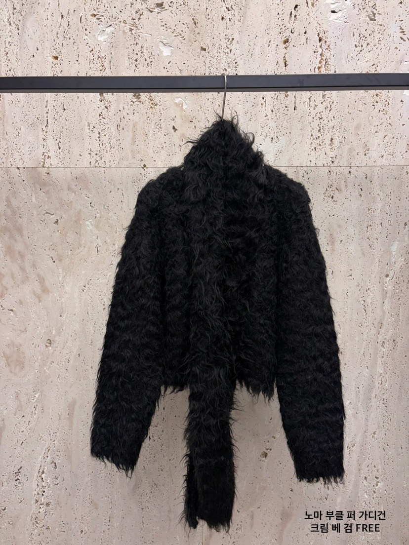 BLOSSOM東大門㊣代購女士新品熱賣人氣真品毛衣含圍巾皮草開衫BLOSSOM毛衣圖色2