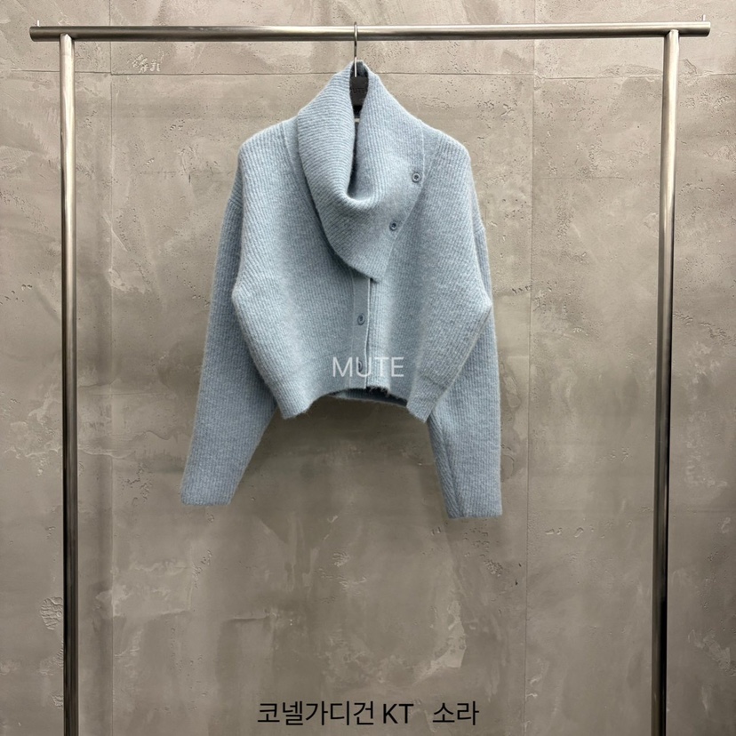 MUTE-P東大門㊣代購女士新品休閑職業真品毛衣羊毛衫含圍巾MUTE毛衣圖色2