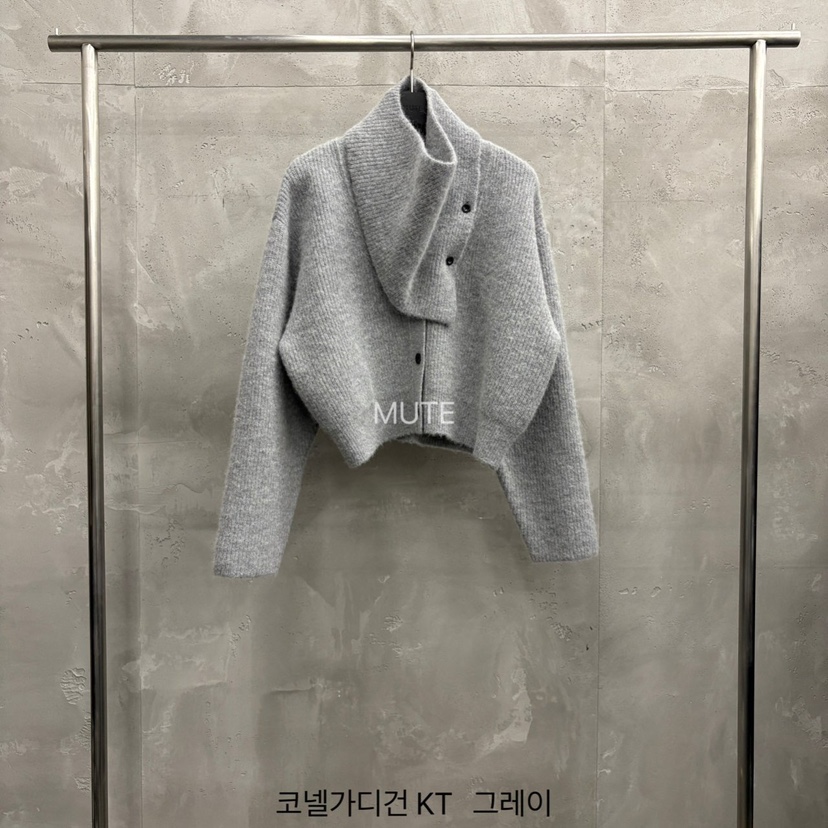 MUTE-P東大門㊣代購女士新品休閑職業真品毛衣羊毛衫含圍巾MUTE毛衣圖色3