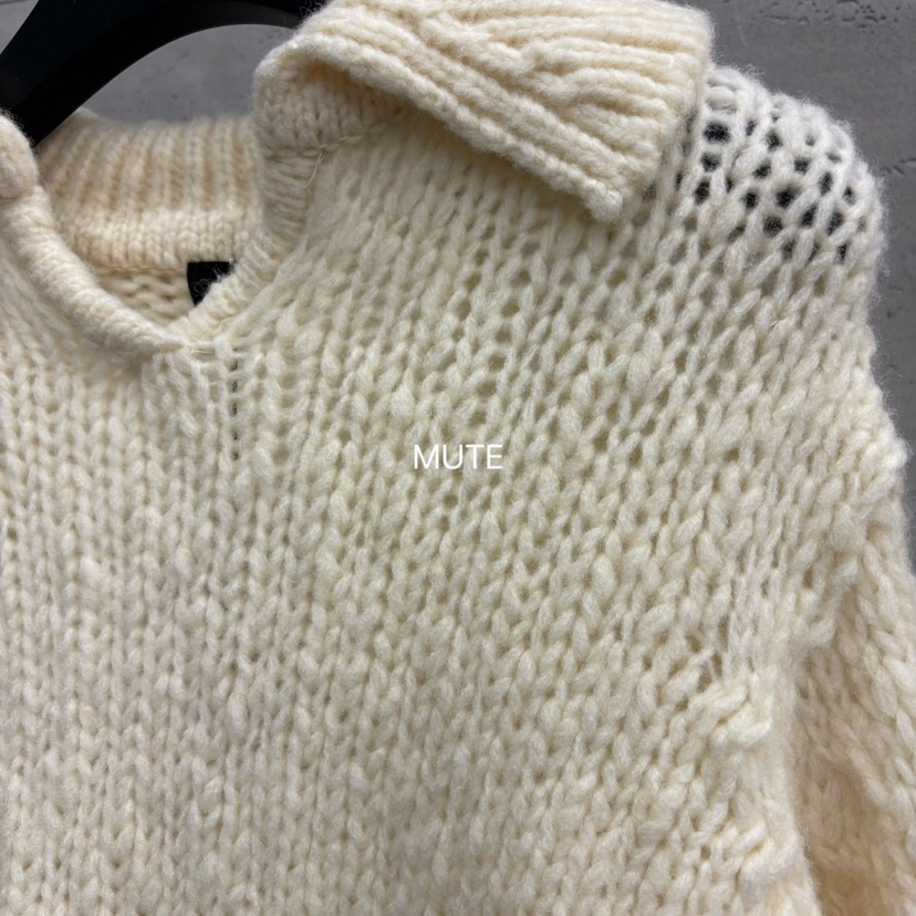 MUTE-P韓國直郵㊣女士新品25秋冬休閑人氣時尚熱賣職業毛衣MUTE毛衣