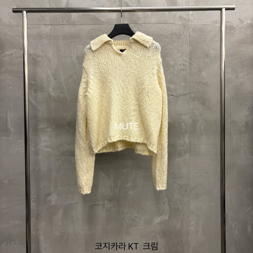 MUTE-P韓國直郵㊣女士新品25秋冬休閑人氣時尚熱賣職業毛衣MUTE毛衣圖色1