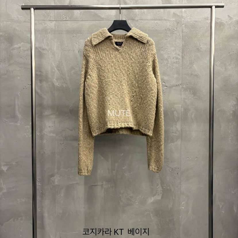 MUTE-P韓國直郵㊣女士新品25秋冬休閑人氣時尚熱賣職業毛衣MUTE毛衣圖色2