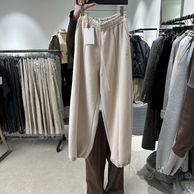 BETHEL東大門㊣直郵女裝新款人氣休閑熱賣25秋冬休閑褲加絨絎縫BETHEL休閑褲圖色3