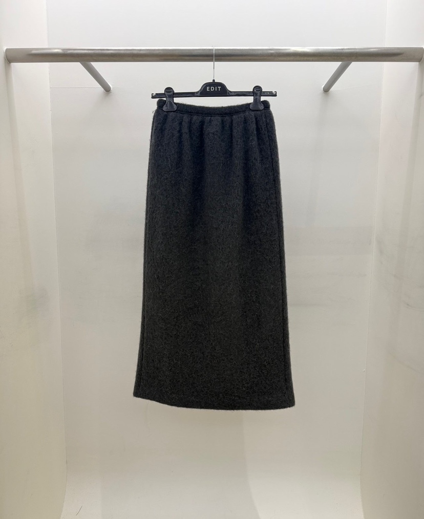 EDIT韓國直郵㊣女士新品熱賣時尚休閑25秋冬職業真品推薦長裙EDIT長裙圖色2墨色