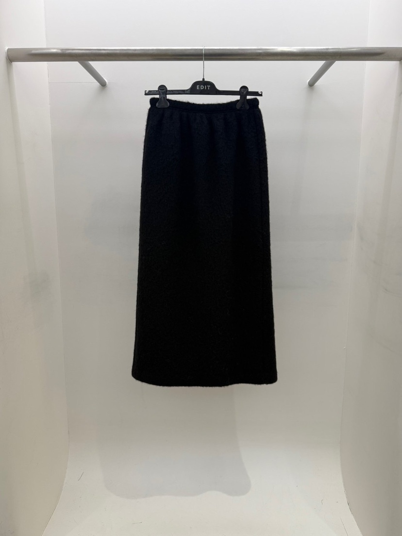 EDIT韓國直郵㊣女士新品熱賣時尚休閑25秋冬職業真品推薦長裙EDIT長裙圖色3黑色
