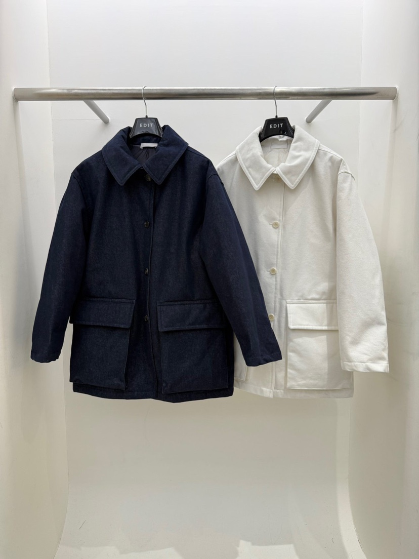 EDIT東大門㊣實拍女士新款休閑人氣推薦真品25秋冬短款大衣EDIT短款大衣