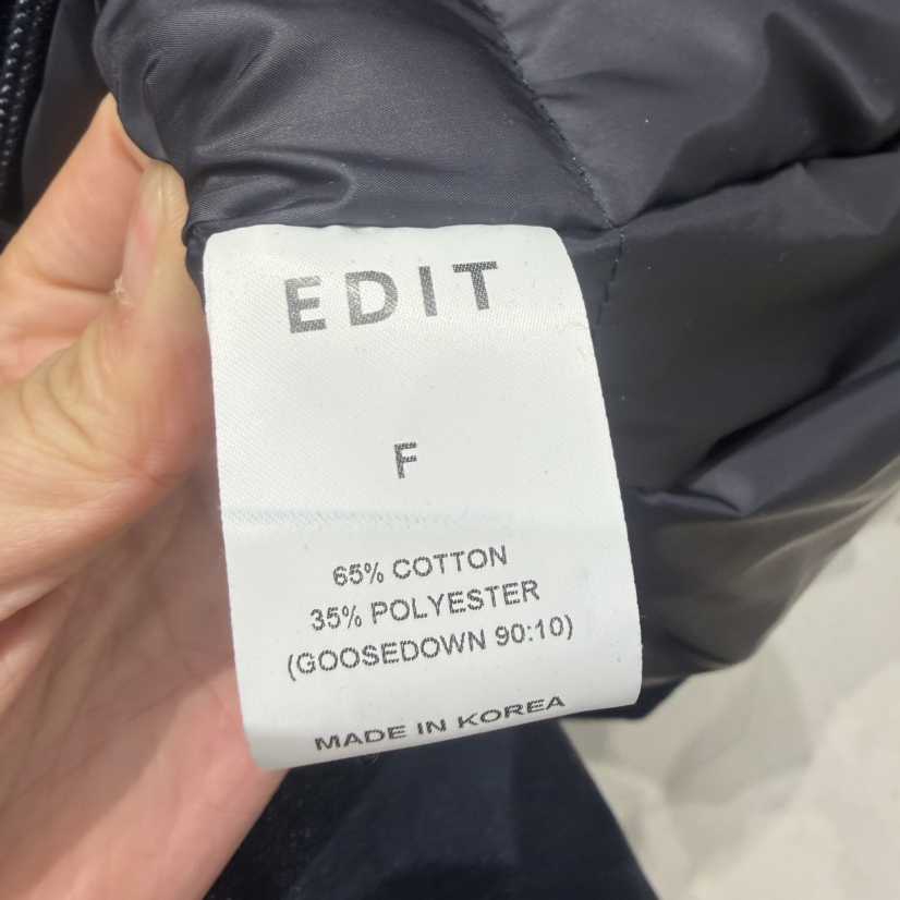 EDIT東大門㊣實拍女士新款休閑人氣推薦真品25秋冬短款大衣EDIT短款大衣