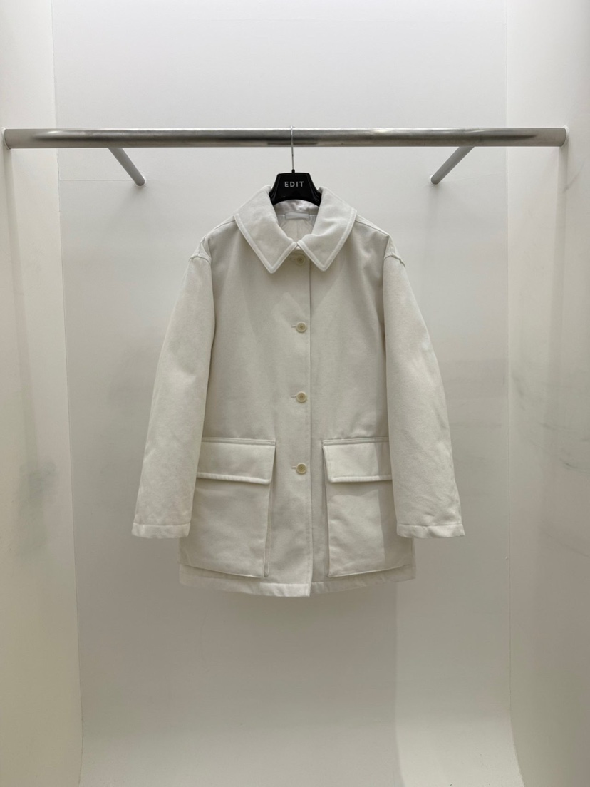 EDIT東大門㊣實拍女士新款休閑人氣推薦真品25秋冬短款大衣EDIT短款大衣圖色1