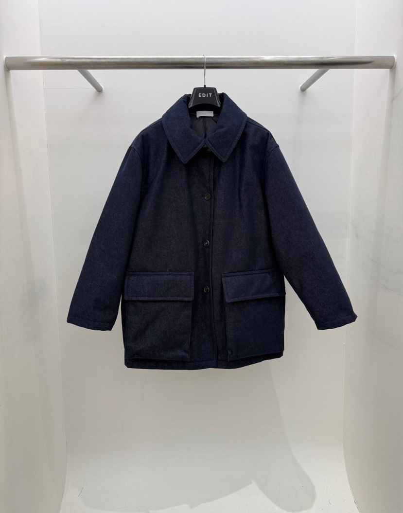 EDIT東大門㊣實拍女士新款休閑人氣推薦真品25秋冬短款大衣EDIT短款大衣圖色2