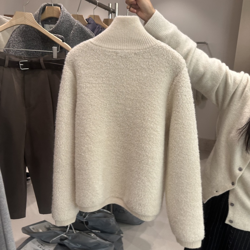 ANDMORE BUTTON東大門㊣實拍女士新品職業推薦熱賣夾克拉鏈ANDMORE BUTTON夾克