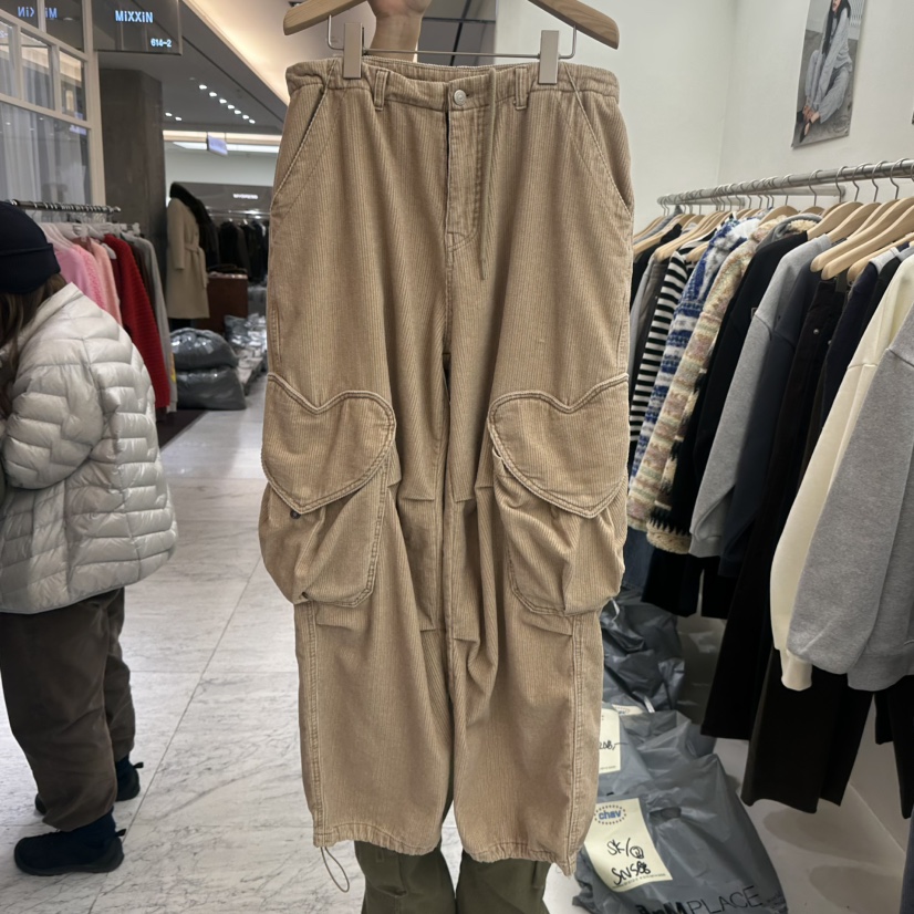 CHAV韓國代購㊣女裝新品職業時尚熱賣人氣真品休閑褲工裝褲CHAV休閑褲圖色2