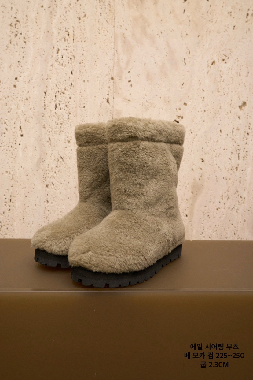 BLOSSOM東大門㊣實拍女士新款25秋冬職業真品休閑時尚靴子羊毛BLOSSOM靴子圖色2