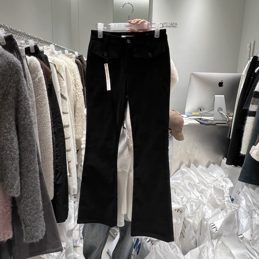 NUESE東大門㊣實拍女士新品職業25秋冬時尚人氣真品休閑休閑褲NUESE休閑褲圖色2