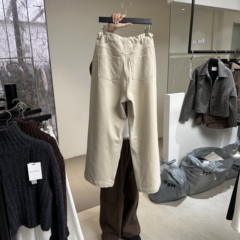 BETHEL東大門㊣實拍女裝新品休閑真品職業熱賣25秋冬休閑褲加絨BETHEL休閑褲