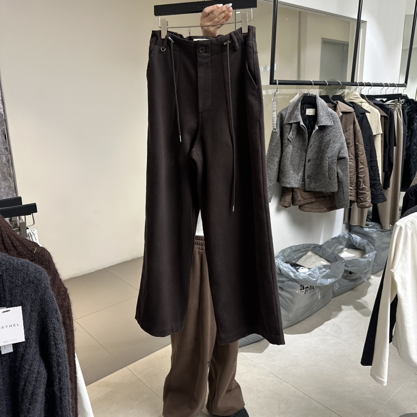 BETHEL東大門㊣實拍女裝新品休閑真品職業熱賣25秋冬休閑褲加絨BETHEL休閑褲圖色2