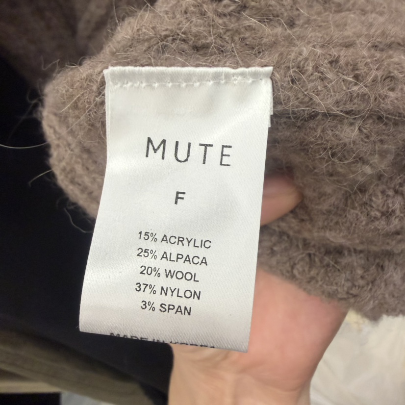 MUTE-P東大門㊣代購女士新款人氣職業真品推薦熱賣時尚毛衣MUTE毛衣