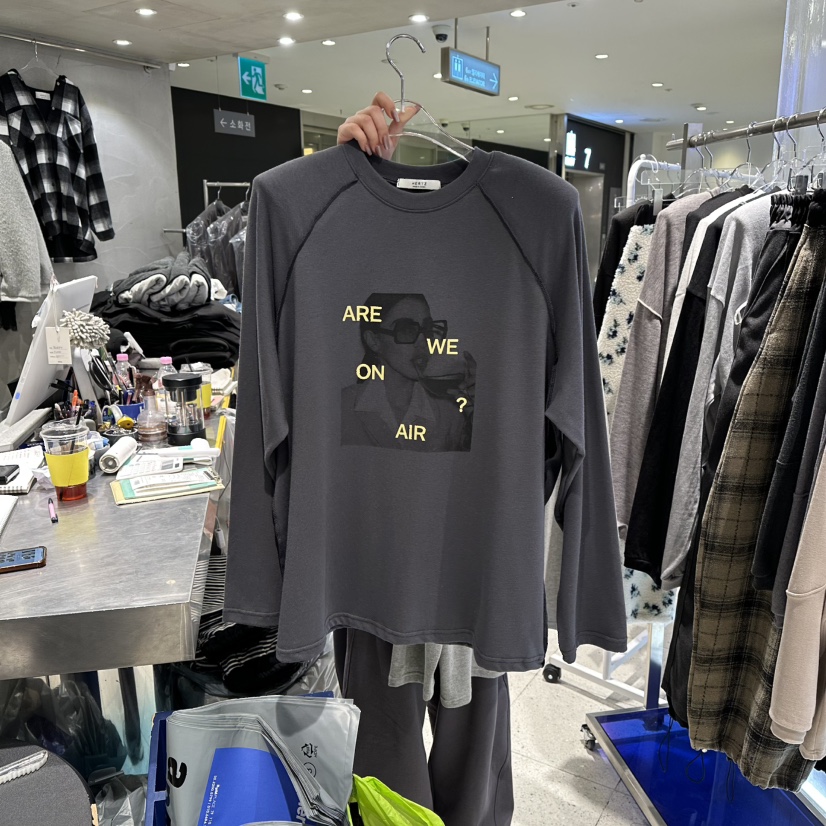 HERTZ-P東大門㊣代購女士新品熱賣職業推薦時尚25秋冬長袖T恤HERTZ-P長袖T恤圖色4