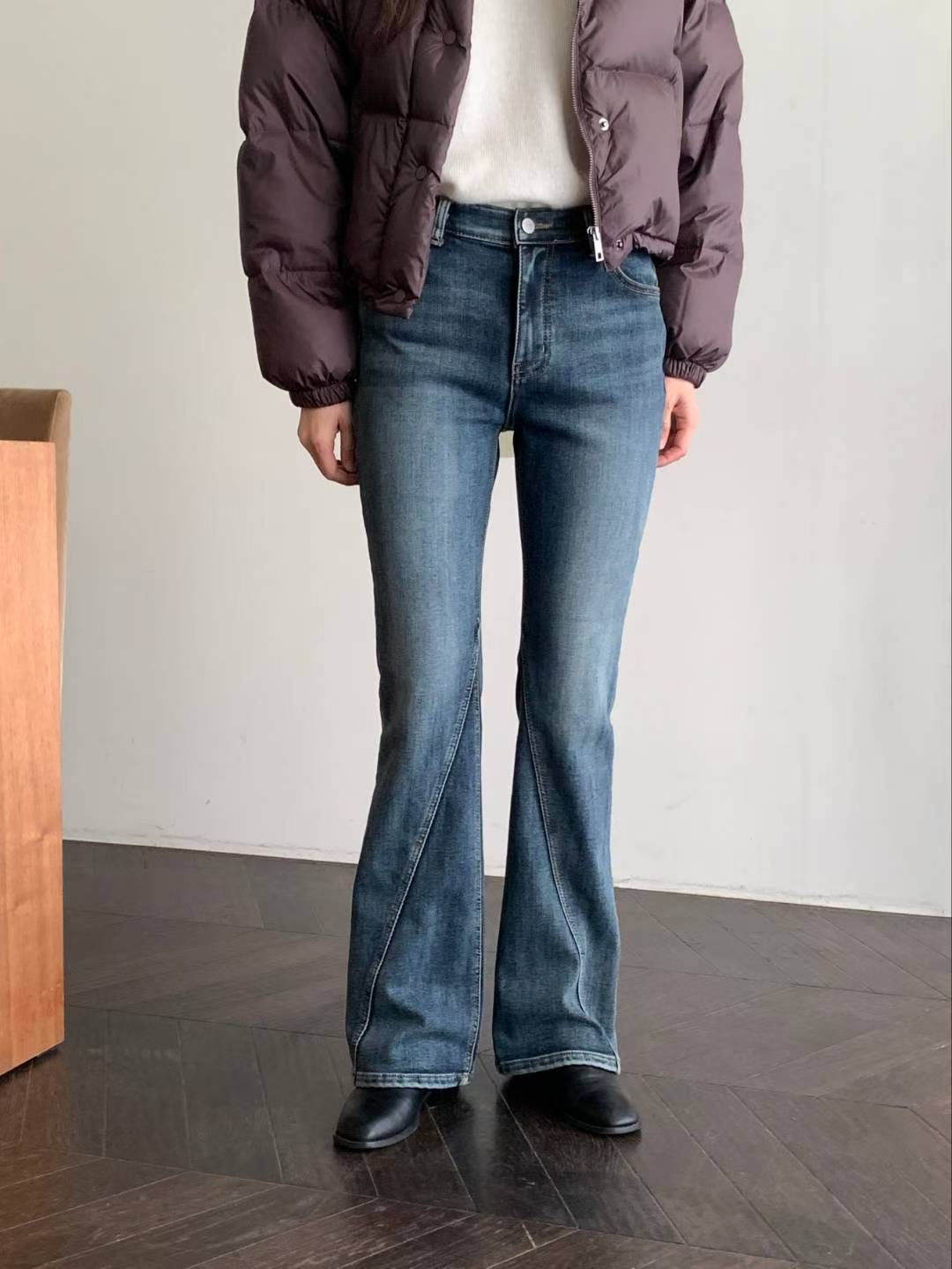 COREBLUE東大門㊣代購女裝新品職業真品推薦熱賣25秋冬牛仔褲like core/COREBLUE牛仔褲圖色1