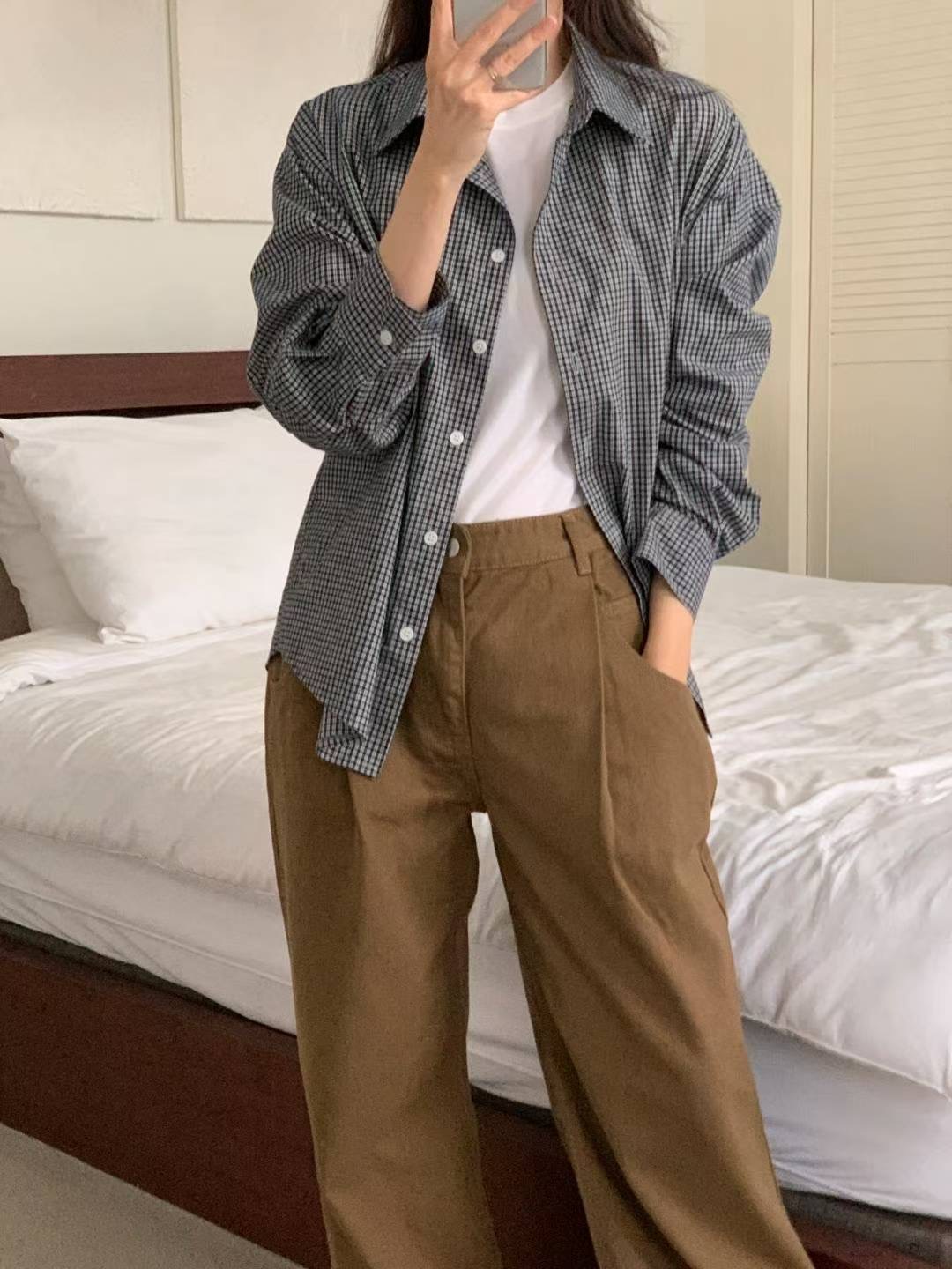 COREBLUE東大門㊣代購女裝新款推薦時尚真品人氣25秋冬牛仔褲like core/COREBLUE牛仔褲