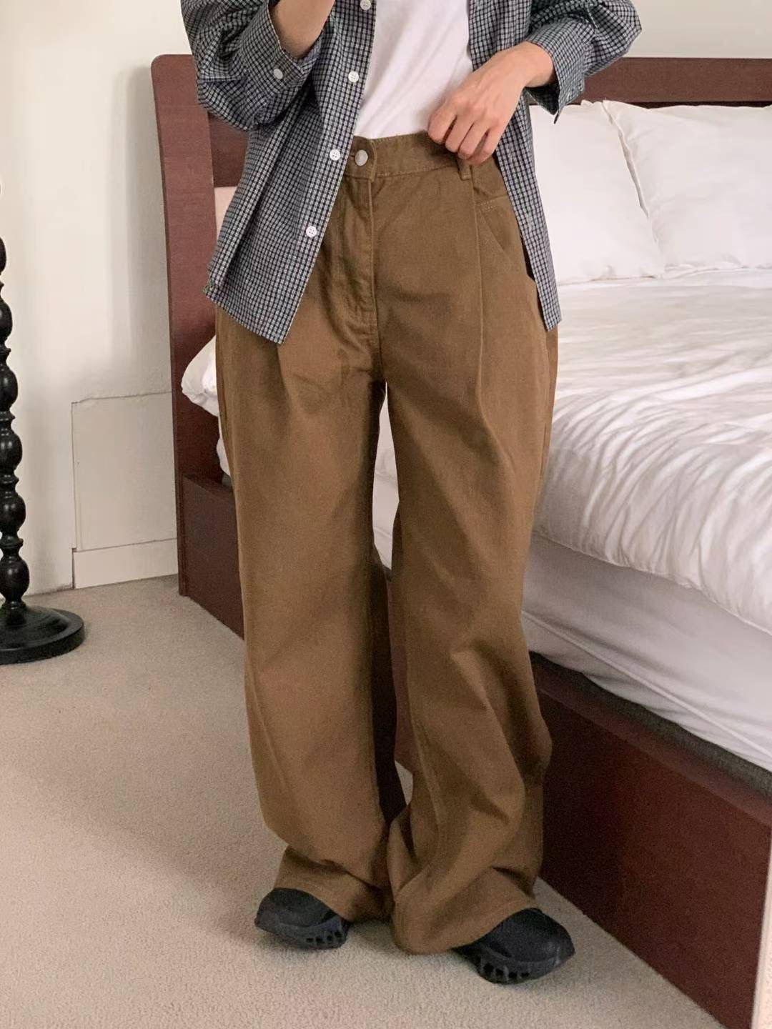 COREBLUE東大門㊣代購女裝新款推薦時尚真品人氣25秋冬牛仔褲like core/COREBLUE牛仔褲圖色1