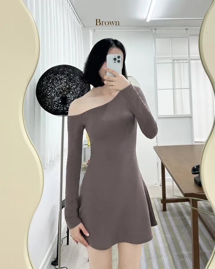 BLUESTAR東大門㊣代購女士新款人氣熱賣時尚休閑25秋冬連衣裙BLUESTER連衣裙圖色2