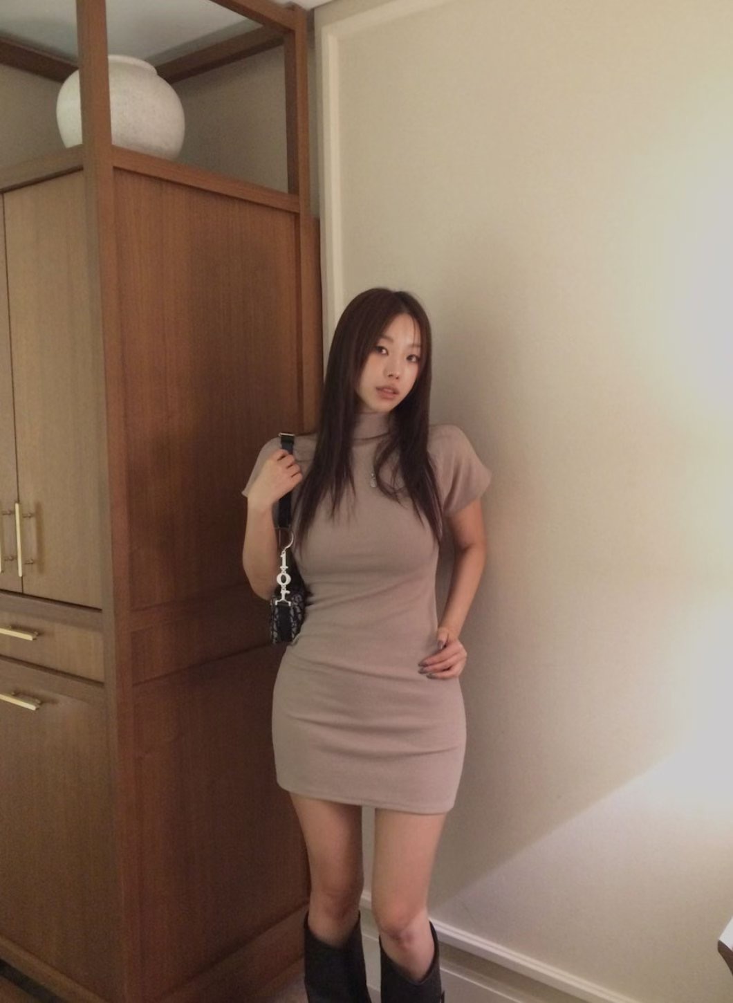 BLUESTAR東大門㊣直郵女士新品休閑25秋冬職業真品人氣連衣裙BLUESTER連衣裙