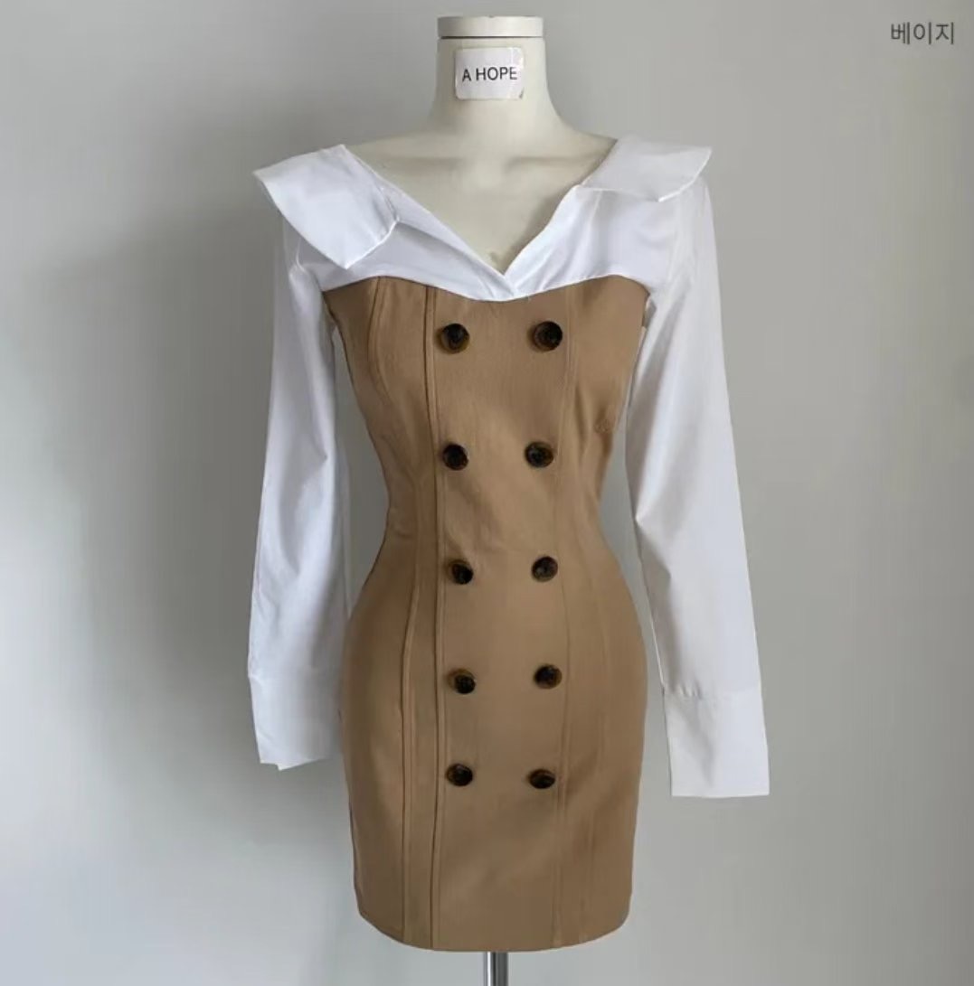 BLUESTAR東大門㊣代購女士新款推薦時尚休閑人氣真品連衣裙BLUESTER連衣裙圖色1