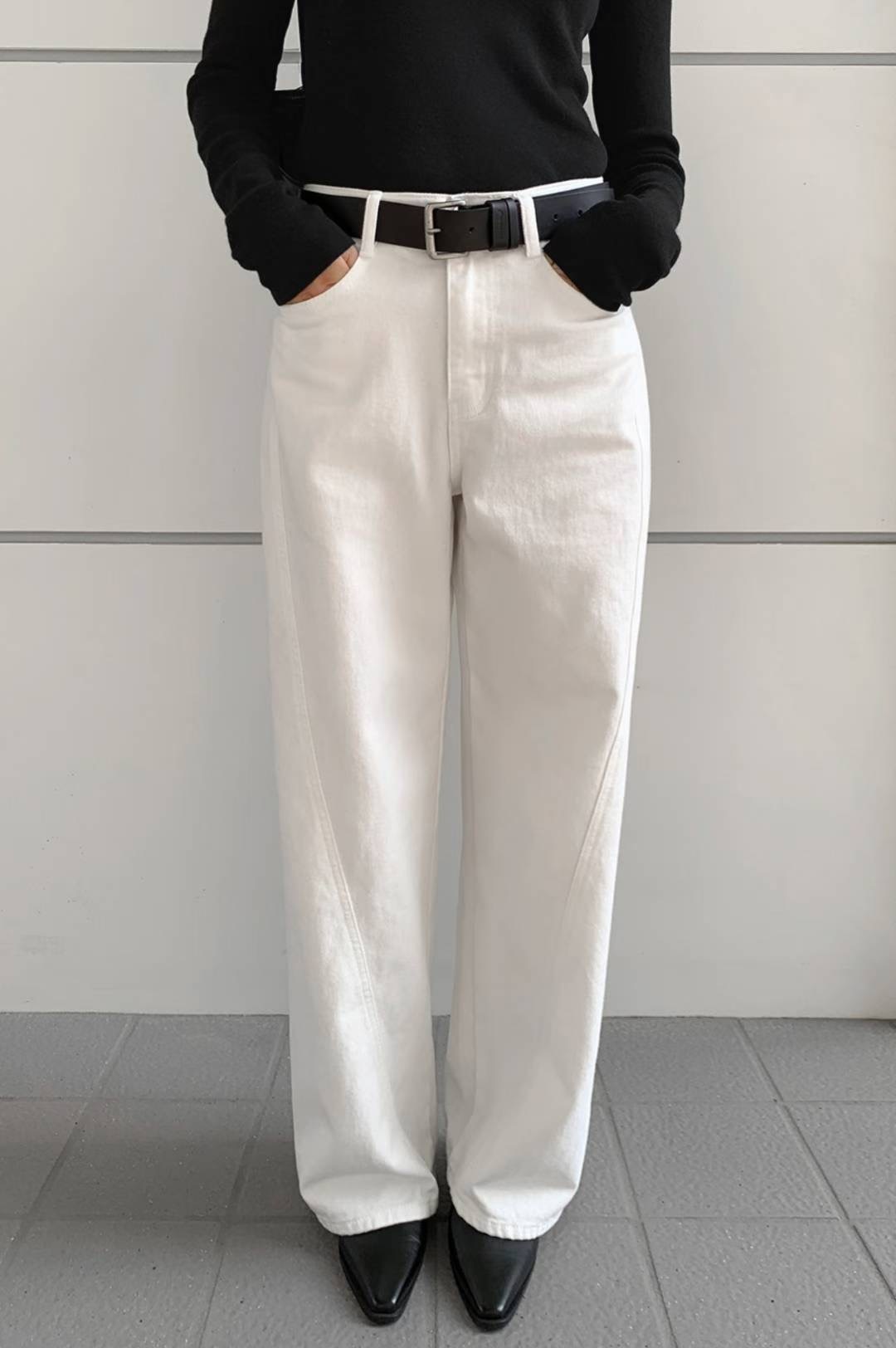 COREBLUE東大門㊣直郵女士新品休閑真品推薦牛仔褲不含腰帶like core/COREBLUE牛仔褲圖色1