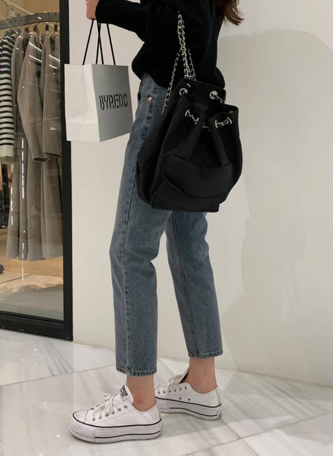 COREBLUE韓國代購㊣女裝新品推薦人氣時尚真品職業25秋冬牛仔褲like core/COREBLUE牛仔褲