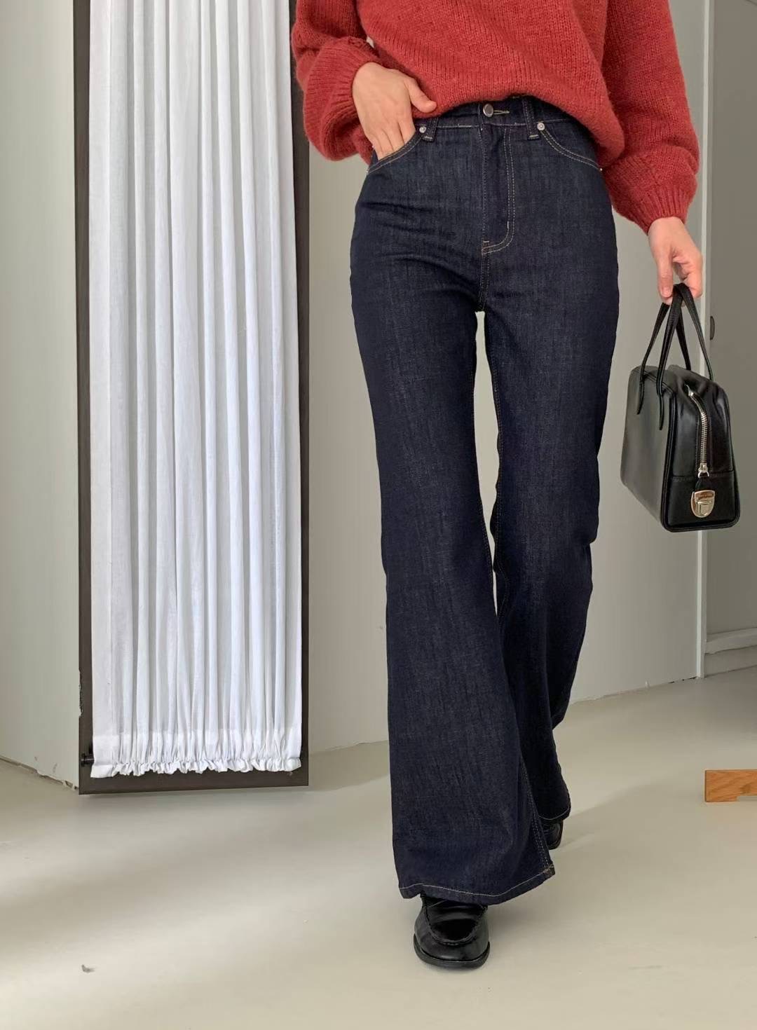 COREBLUE韓國代購㊣女裝新款休閑真品25秋冬推薦熱賣牛仔褲like core/COREBLUE牛仔褲