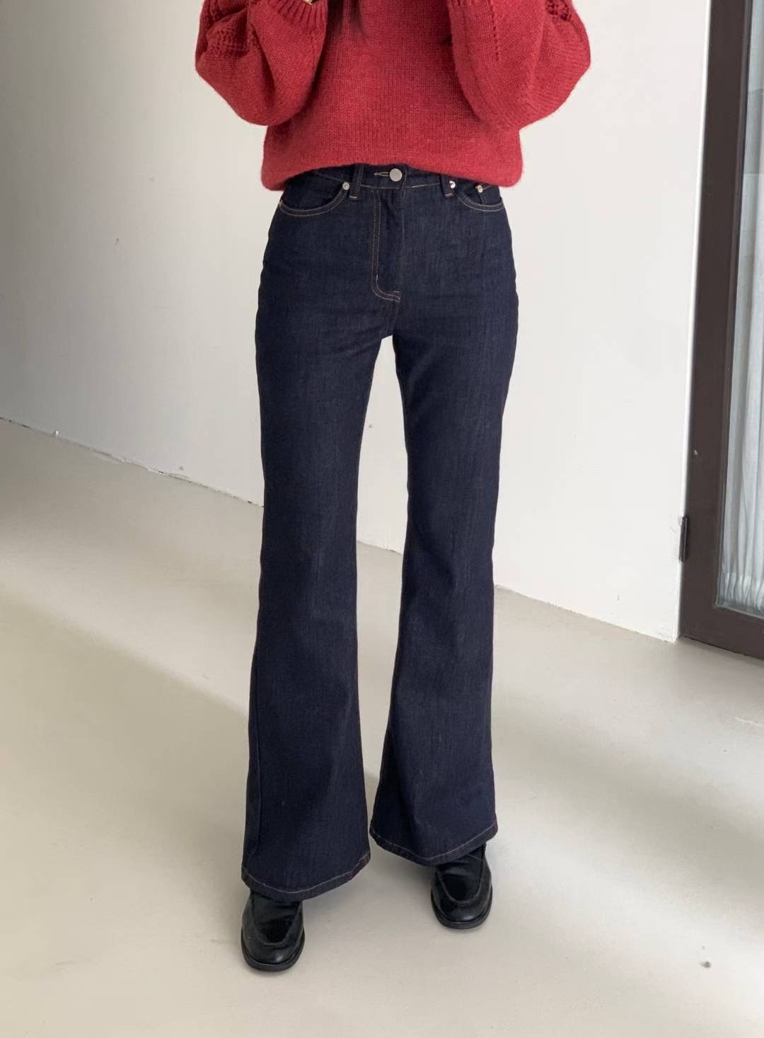 COREBLUE韓國代購㊣女裝新款休閑真品25秋冬推薦熱賣牛仔褲like core/COREBLUE牛仔褲圖色1