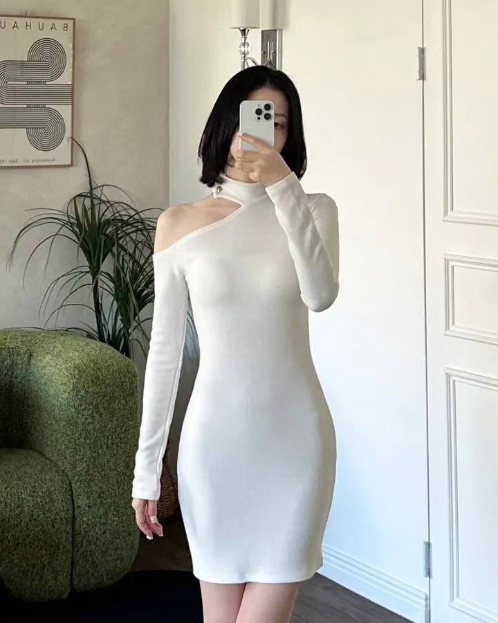 BLUESTAR東大門㊣實拍女士新款25秋冬人氣時尚職業熱賣連衣裙BLUESTER連衣裙