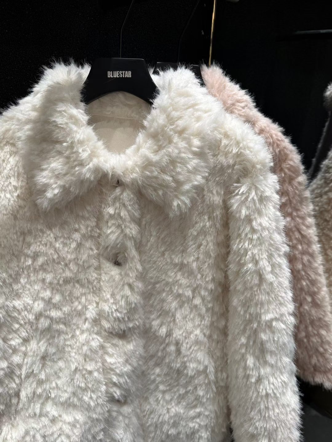 BLUESTAR韓國代購㊣女士新款時尚推薦人氣真品25秋冬短款大衣BLUESTER短款大衣圖色1