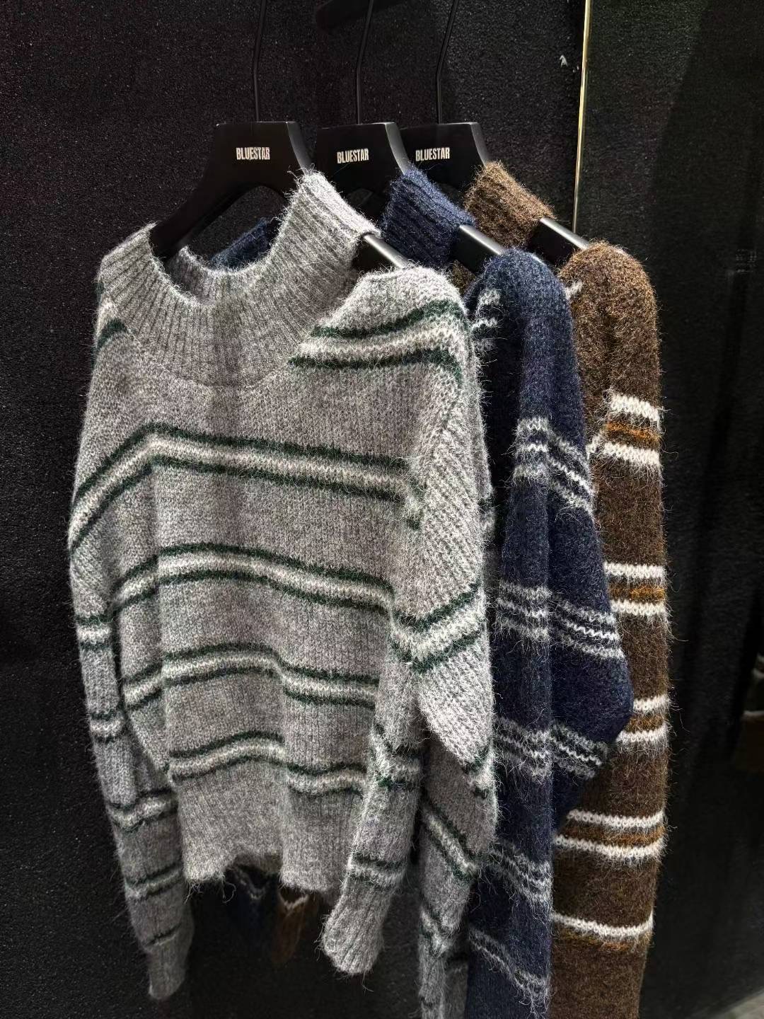 BLUESTAR東大門㊣直郵女裝新品熱賣職業真品休閑25秋冬毛衣BLUESTER毛衣圖色3左三色