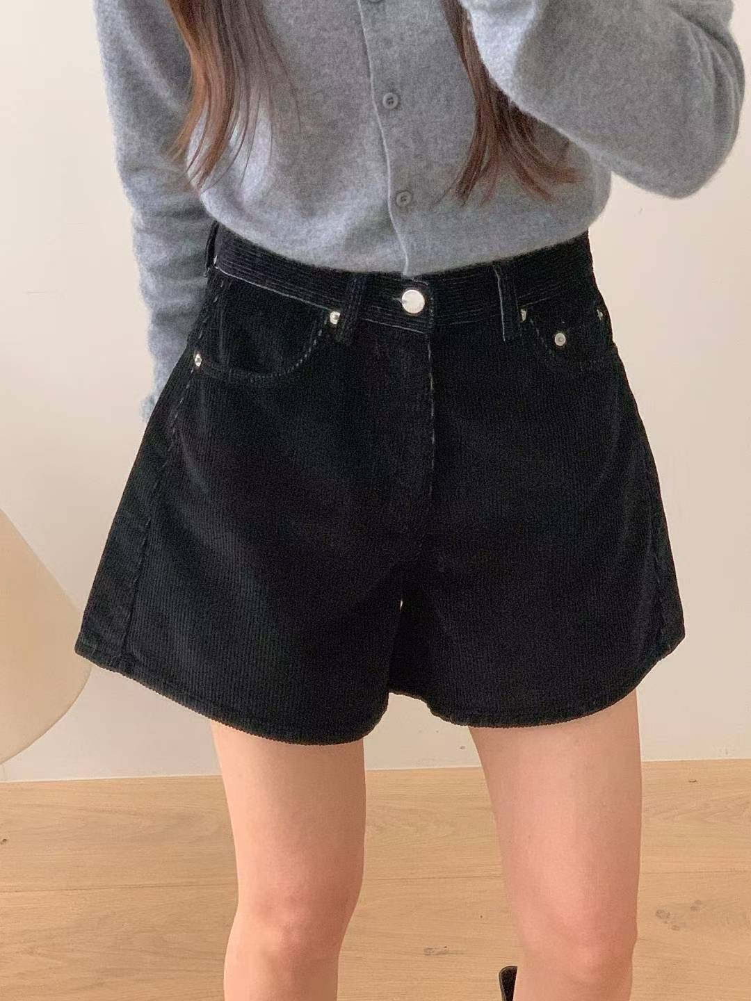 COREBLUE韓國代購㊣女士新款休閑真品時尚推薦25秋冬職業短褲like core/COREBLUE短褲圖色1