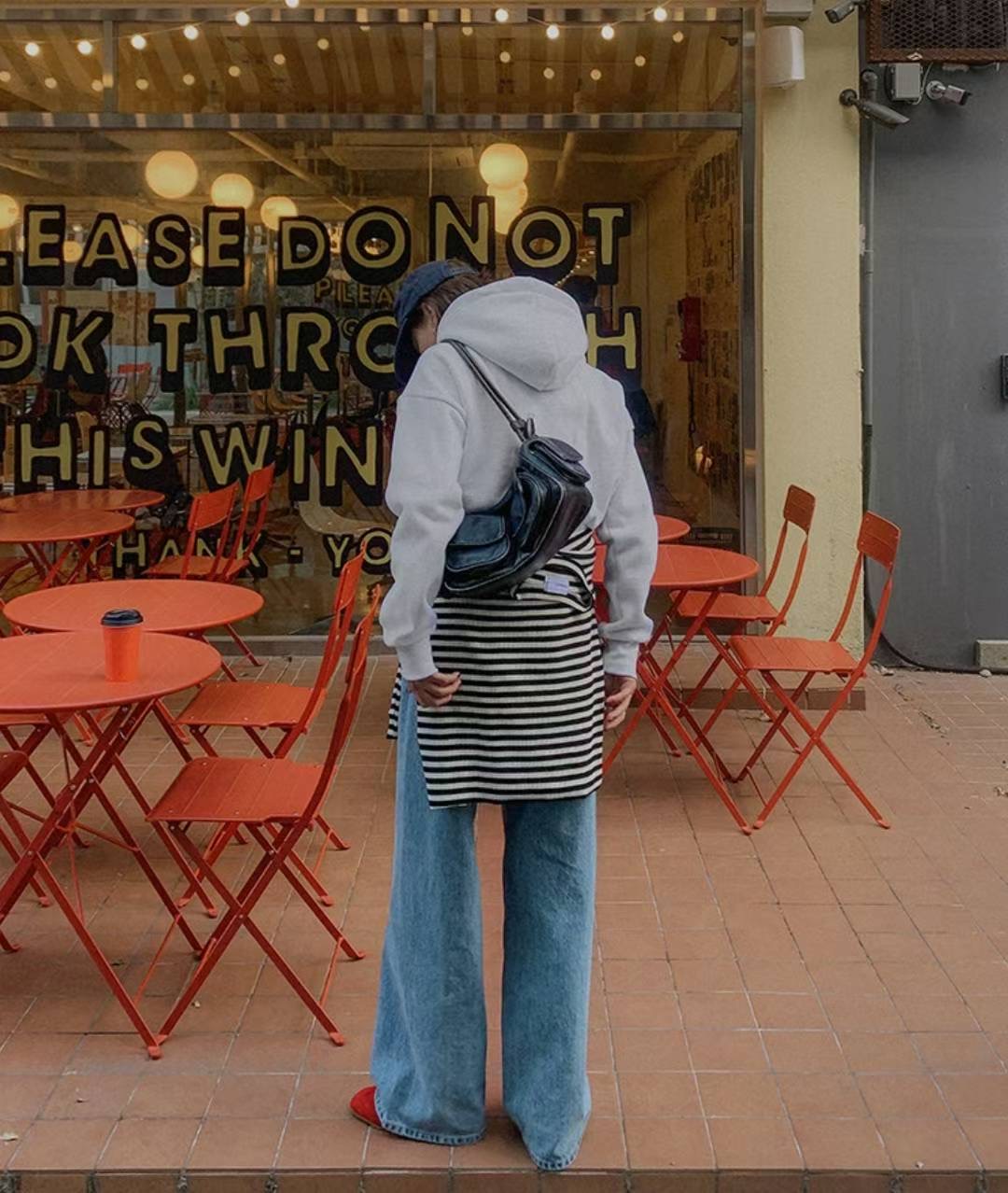 COREBLUE韓國直郵㊣女裝新款推薦25秋冬真品熱賣職業牛仔褲like core/COREBLUE牛仔褲