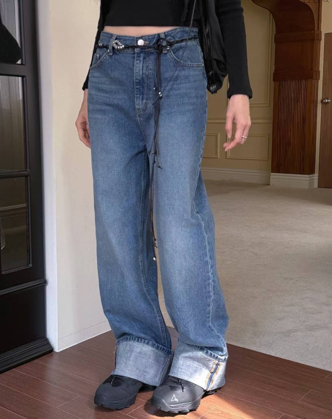 COREBLUE韓國代購㊣女裝新款真品25秋冬職業熱賣推薦牛仔褲like core/COREBLUE牛仔褲