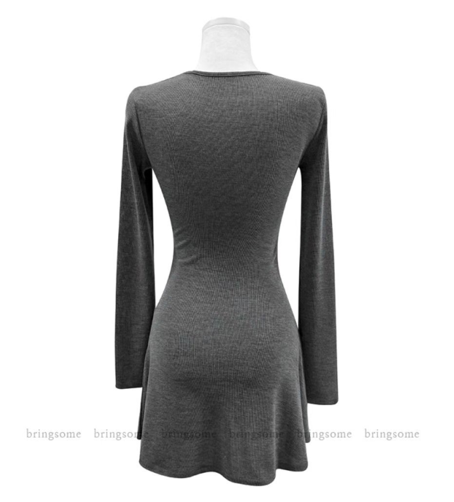 BLUESTAR東大門㊣實拍女士新款真品休閑25秋冬時尚職業連衣裙BLUESTER連衣裙