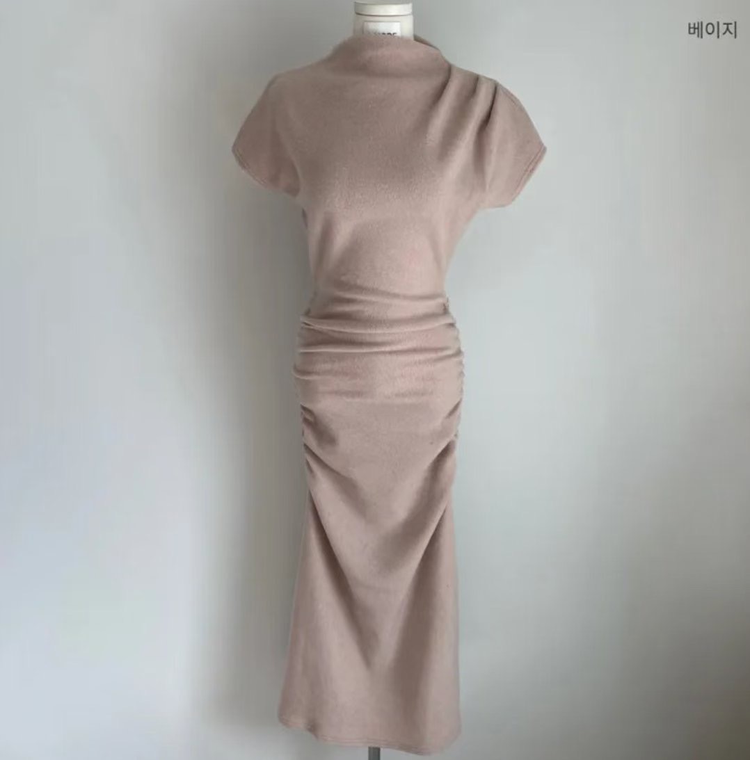 BLUESTAR韓國代購㊣女士新品熱賣人氣25秋冬職業真品連衣裙BLUESTER連衣裙圖色2