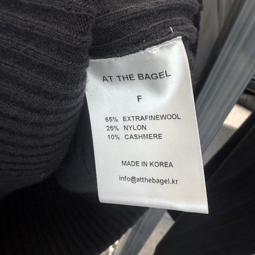 AT THE BAGEL韓國直郵㊣女士新品休閑真品25秋冬人氣針織衫AT THE BAGEL針織衫